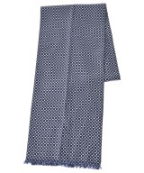 ALAIN FIGARET（アランフィガレ）ストール 紺 サイズ:- メンズ/2200669281095