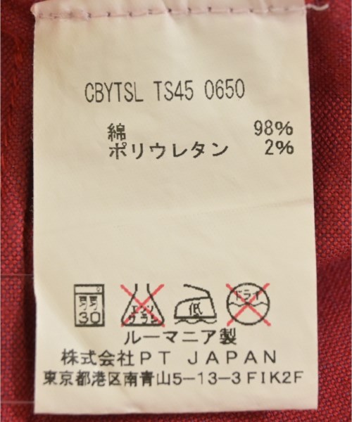 PT BERMUDA（ピーティーバミューダ）ショートパンツ 赤 サイズ:44(S位) メンズ/2200672208096