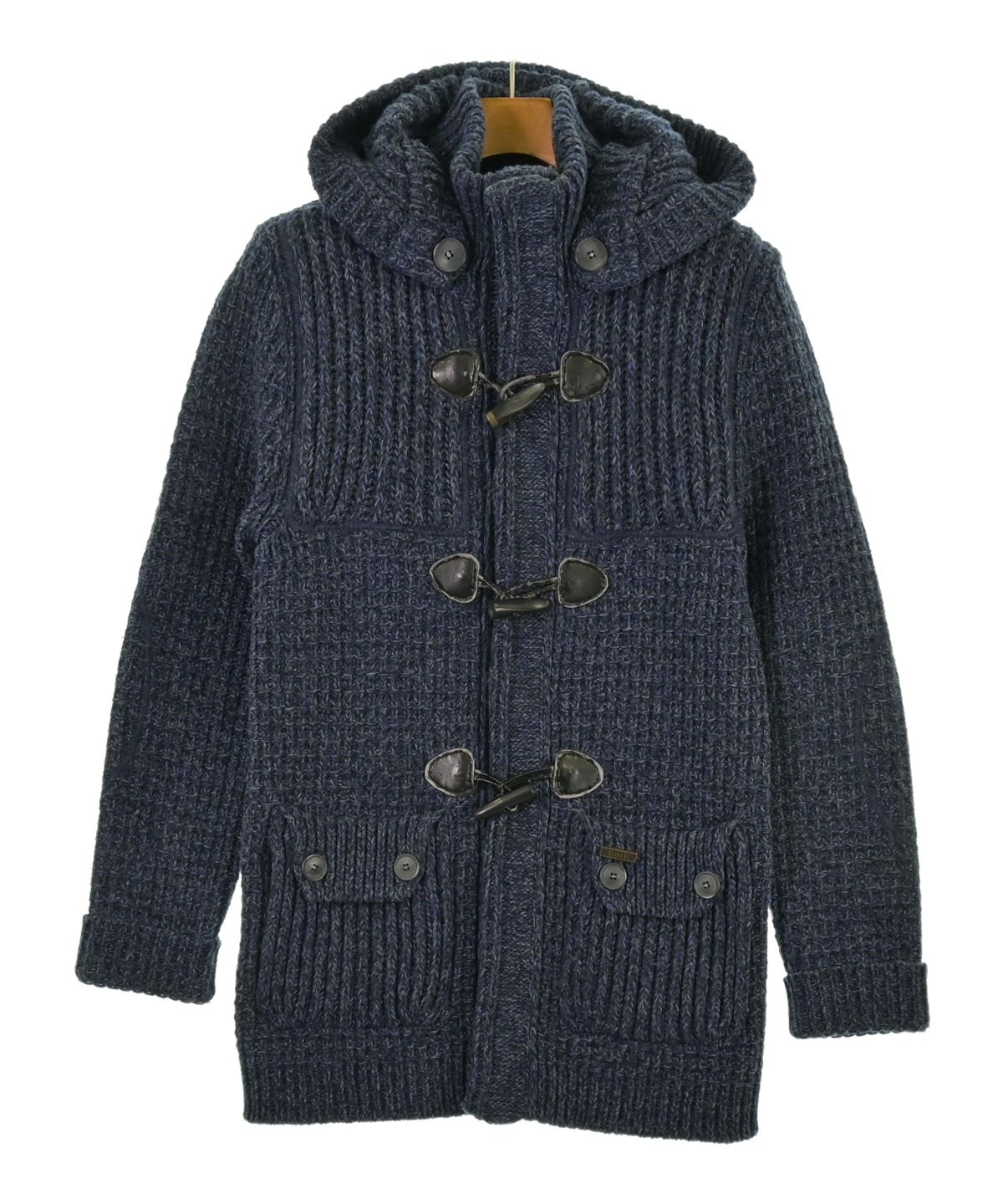 Bark（バーク）ダッフルコート 紺 サイズ:S メンズ/2200630682326