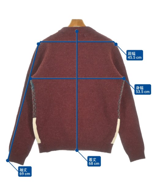 Bark（バーク）ニット・セーター 赤 サイズ:L メンズ/2200656650040