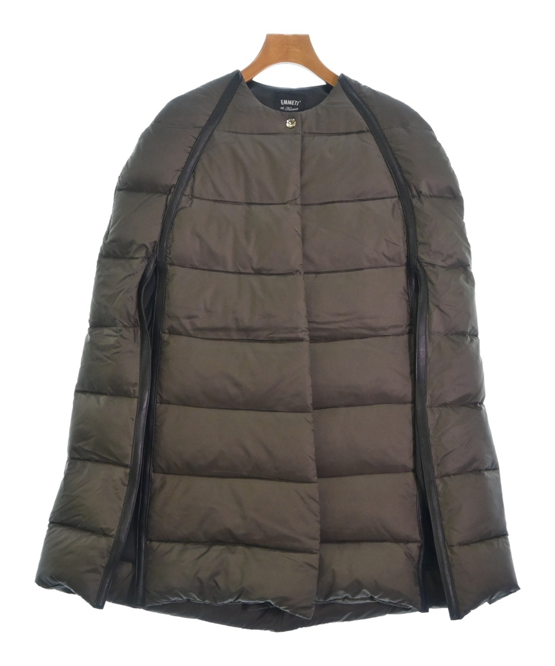 EMMETI（エンメティ）ダウンコート 茶 サイズ:38(S位) レディース  