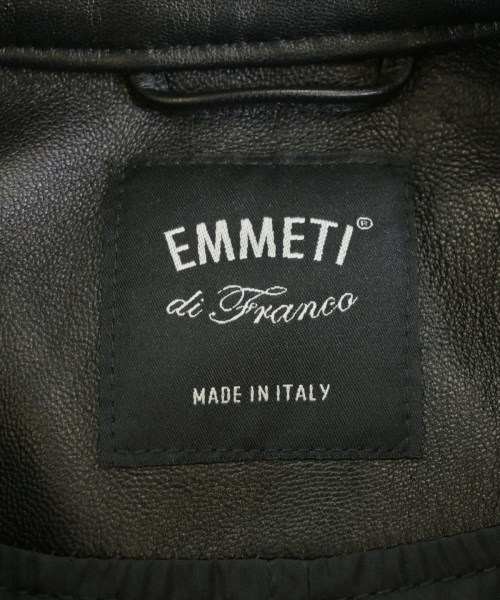 EMMETI（エンメティ）ライダース 黒 サイズ:46(M位) メンズ/2200622920016