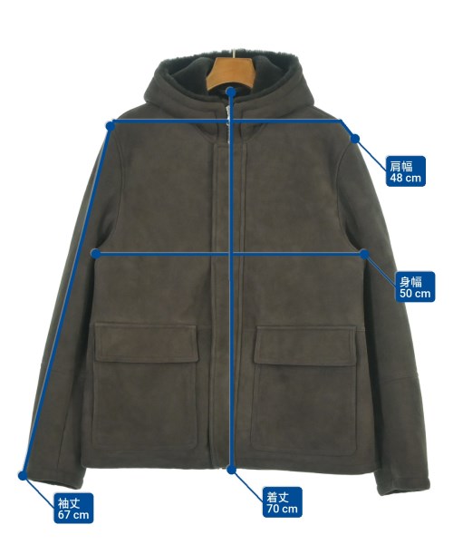 EMMETI（エンメティ）ブルゾン 茶 サイズ:48(L位) メンズ/2200634255021