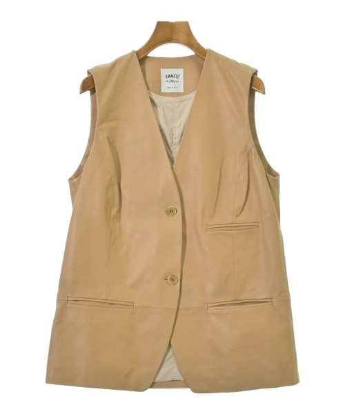 EMMETI(エンメティ)ベスト ベージュ サイズ:40(M位)/2200622045078