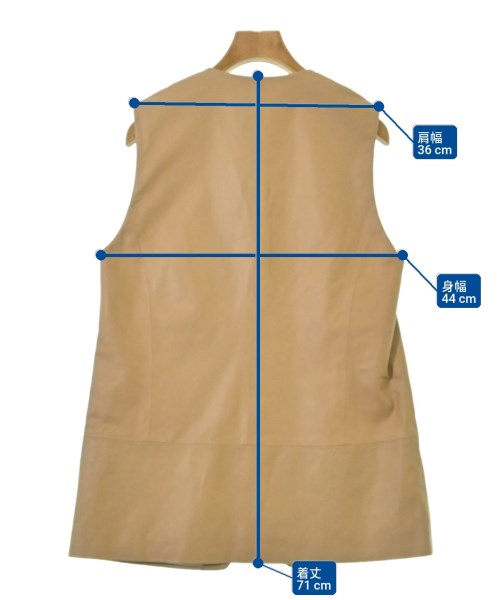 EMMETI（エンメティ）ベスト ベージュ サイズ:40(M位) レディース/2200622045078