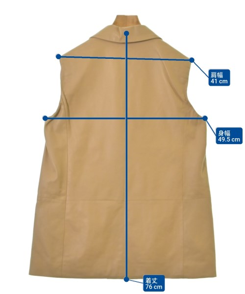 EMMETI（エンメティ）ベスト ベージュ サイズ:40(M位) レディース/2200622045085