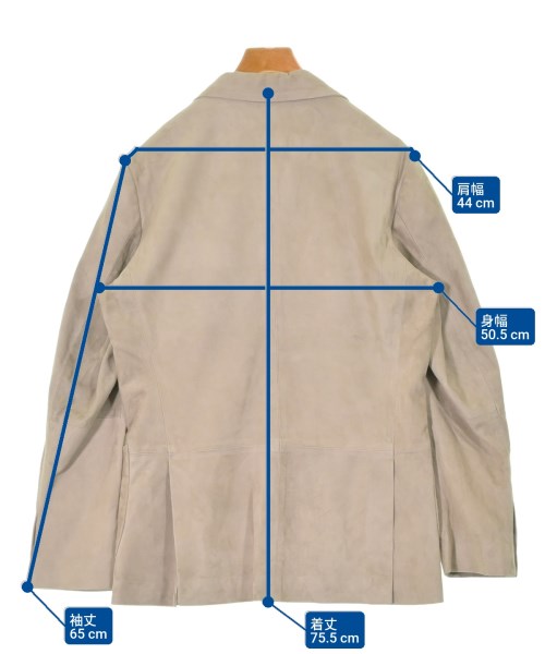 EMMETI（エンメティ）ジャケット ベージュ サイズ:48(L位) メンズ/2200622045115