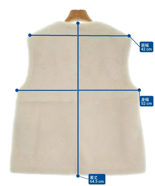 EMMETI（エンメティ）ベスト 白 サイズ:40(M位) レディース/2200622045153