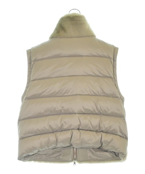 EMMETI（エンメティ）ダウンジャケット/ダウンベスト ベージュ サイズ:38(S位) レディース/2200622045160