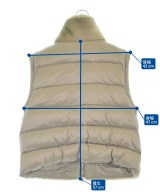 EMMETI（エンメティ）ダウンジャケット/ダウンベスト ベージュ サイズ:38(S位) レディース/2200622045160