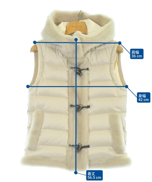 EMMETI（エンメティ）ダウンジャケット/ダウンベスト 白 サイズ:40(M位) レディース/2200622045177