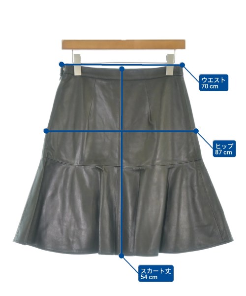 EMMETI（エンメティ）ひざ丈スカート 黒 サイズ:38(S位) レディース/2200622045344