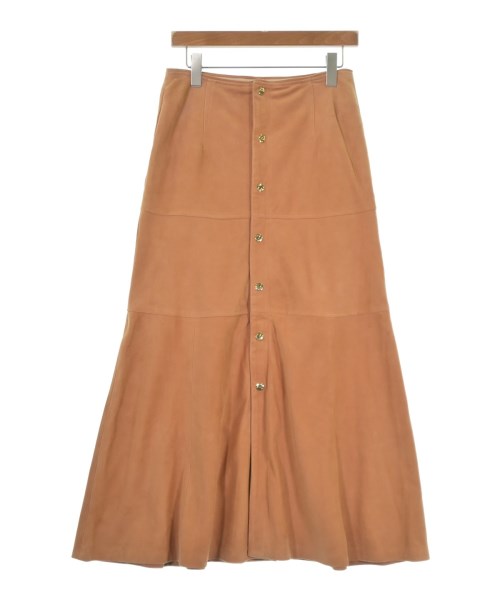 EMMETI(エンメティ)ロング・マキシ丈スカート 茶 サイズ:40(M位)/2200622045351