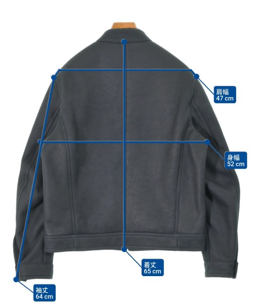 EMMETI（エンメティ）ブルゾン 紺 サイズ:50(XL位) メンズ/2200622045405