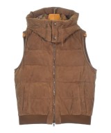 EMMETI（エンメティ）ダウンジャケット/ダウンベスト 茶 サイズ:50(XL位) メンズ/2200622045412