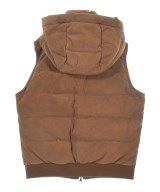 EMMETI（エンメティ）ダウンジャケット/ダウンベスト 茶 サイズ:50(XL位) メンズ/2200622045412