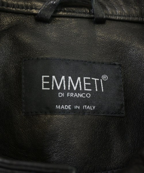 EMMETI（エンメティ）ライダース 黒 サイズ:46(M位) メンズ/2200622045429