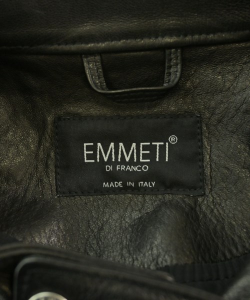 EMMETI（エンメティ）ライダース 黒 サイズ:48(L位) メンズ/2200622045474
