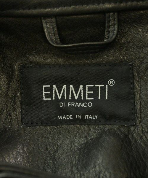 EMMETI（エンメティ）ライダース 黒 サイズ:52(XXL位) メンズ/2200622045528