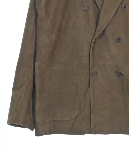 EMMETI（エンメティ）テーラードジャケット カーキ サイズ:50(XL位) メンズ/2200622045535