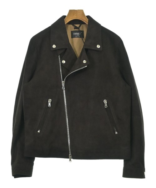 EMMETI(エンメティ)ライダース 茶 サイズ:50(XL位)/2200622045559