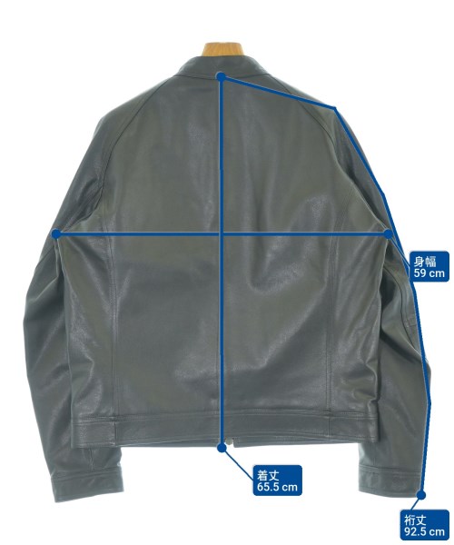 EMMETI（エンメティ）ライダース 黒 サイズ:48(L位) メンズ/2200622046150