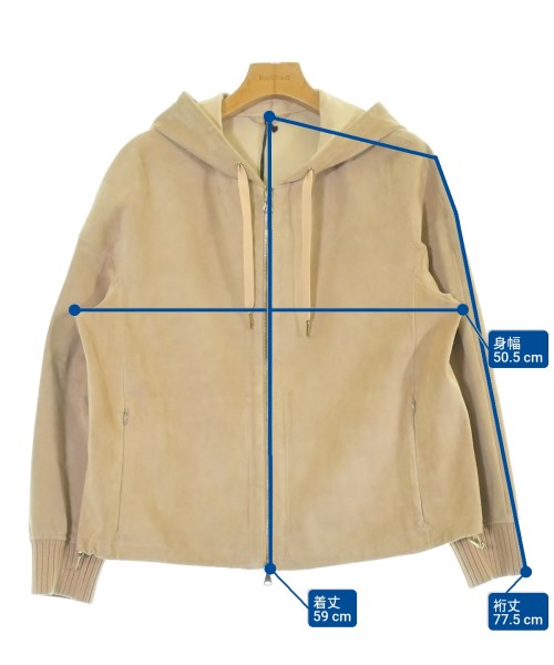 EMMETI（エンメティ）ブルゾン ベージュ サイズ:40(M位) レディース/2200622046242