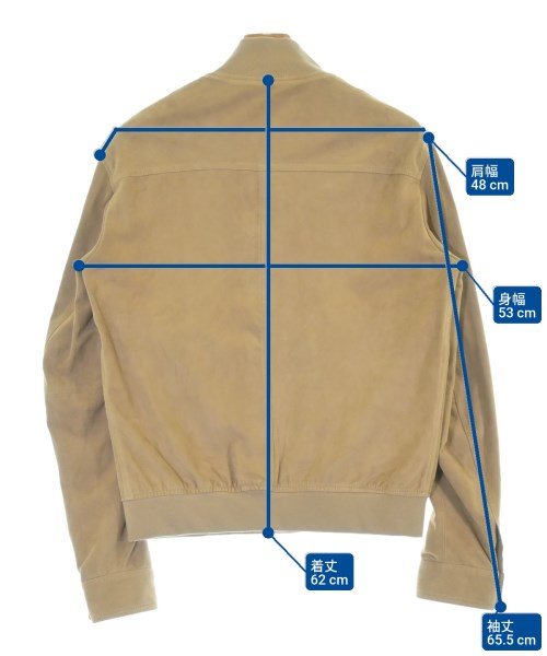 EMMETI（エンメティ）ブルゾン ベージュ サイズ:48(L位) メンズ/2200622046273