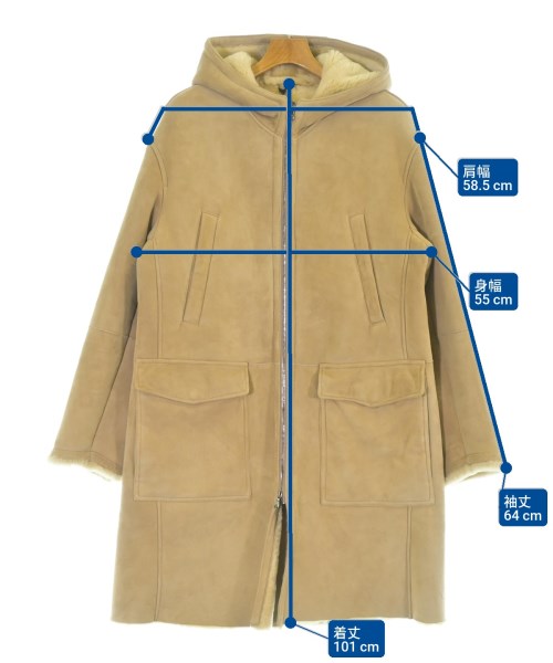 EMMETI（エンメティ）コート ベージュ サイズ:50(XL位) メンズ/2200622046303