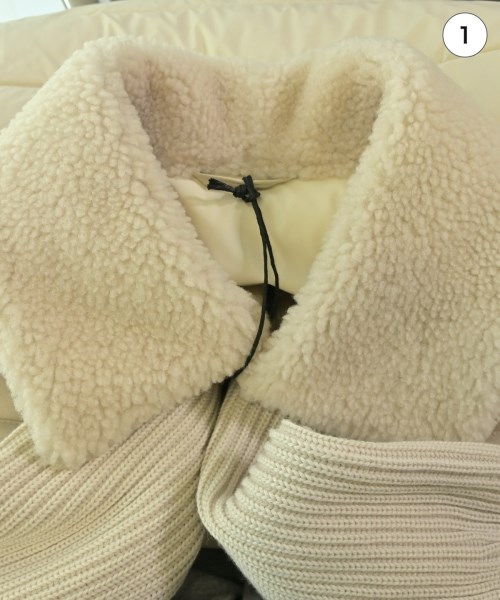 EMMETI（エンメティ）ブルゾン ベージュ サイズ:48(L位) メンズ/2200622046341