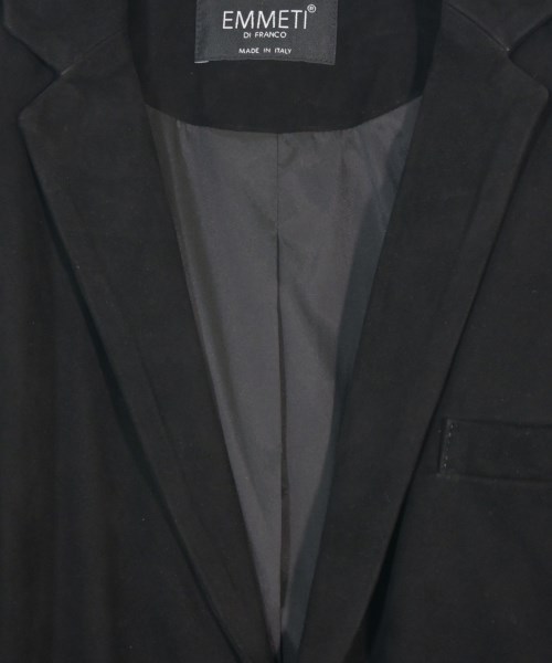 EMMETI（エンメティ）カジュアルジャケット 黒 サイズ:50(XL位) メンズ/2200622046440