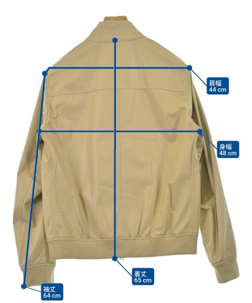 EMMETI（エンメティ）ブルゾン ベージュ サイズ:48(L位) メンズ/2200622046501