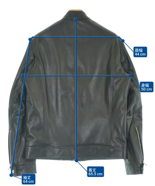 EMMETI（エンメティ）ライダース 黒 サイズ:46(XL位) レディース/2200622046563