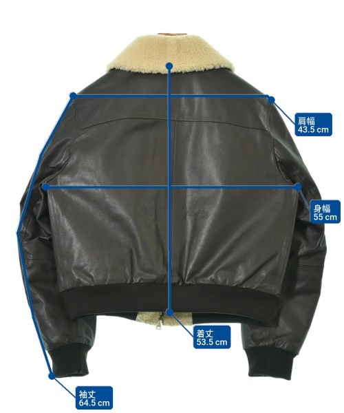 EMMETI（エンメティ）ブルゾン 茶 サイズ:44(L位) レディース/2200622046624