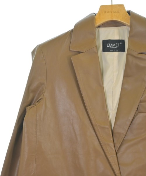 EMMETI（エンメティ）ジャケット 茶 サイズ:42(M位) レディース/2200622046709