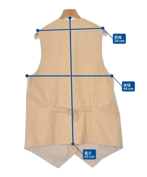 EMMETI（エンメティ）ベスト ベージュ サイズ:42(M位) レディース/2200622046716