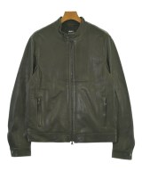 EMMETI（エンメティ）ライダース 茶 サイズ:50(XL位) メンズ/2200633858483