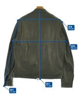 EMMETI（エンメティ）ライダース 茶 サイズ:50(XL位) メンズ/2200633858483