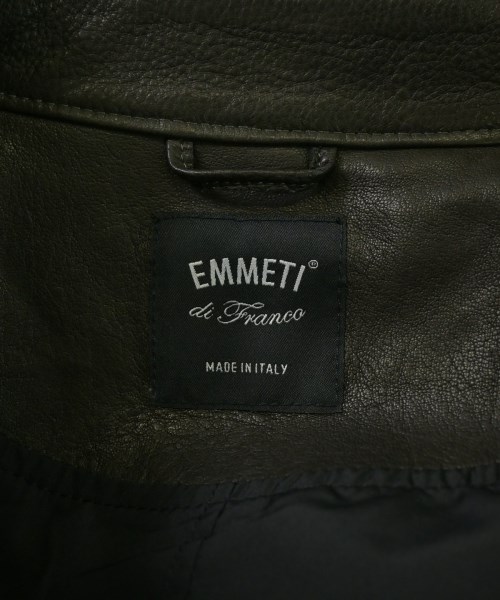 EMMETI（エンメティ）ライダース 茶 サイズ:48(L位) メンズ/2200633858490