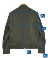 EMMETI（エンメティ）ライダース 茶 サイズ:48(L位) メンズ/2200633858490