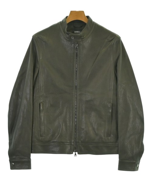 EMMETI(エンメティ)ライダース 茶 サイズ:46(M位)/2200633858506