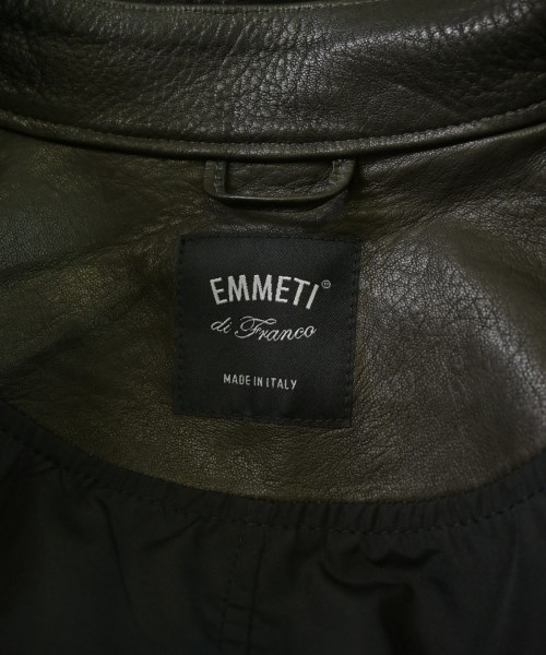 EMMETI（エンメティ）ライダース 茶 サイズ:46(M位) メンズ/2200633858506