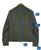 EMMETI（エンメティ）ライダース 茶 サイズ:46(M位) メンズ/2200633858506