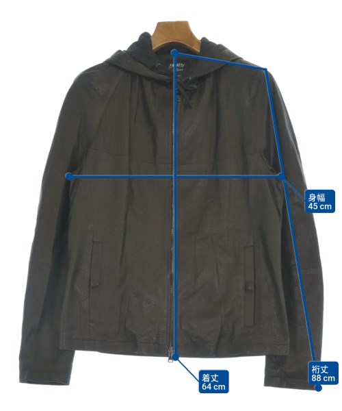 EMMETI（エンメティ）ブルゾン 茶 サイズ:48(L位) メンズ/2200633858544