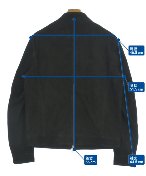 EMMETI（エンメティ）ライダース 黒 サイズ:50(XL位) メンズ/2200633858551