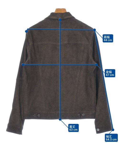 EMMETI（エンメティ）ブルゾン 茶 サイズ:48(L位) メンズ/2200633858568