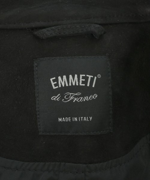 EMMETI（エンメティ）ライダース 黒 サイズ:48(L位) メンズ/2200633858605