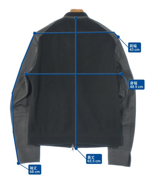 EMMETI（エンメティ）ブルゾン 黒 サイズ:48(L位) メンズ/2200633858629