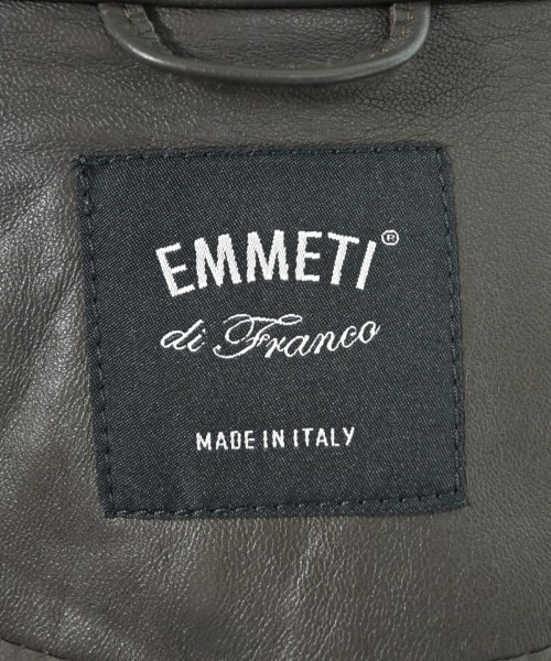 EMMETI（エンメティ）ライダース 茶 サイズ:44(S位) メンズ/2200633859886