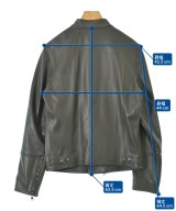 EMMETI（エンメティ）ライダース 茶 サイズ:44(S位) メンズ/2200633859886